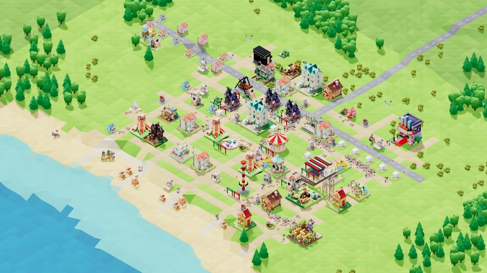 Bellamy's Pleasure Gardens in Holiday Empire — gameplay screenshot